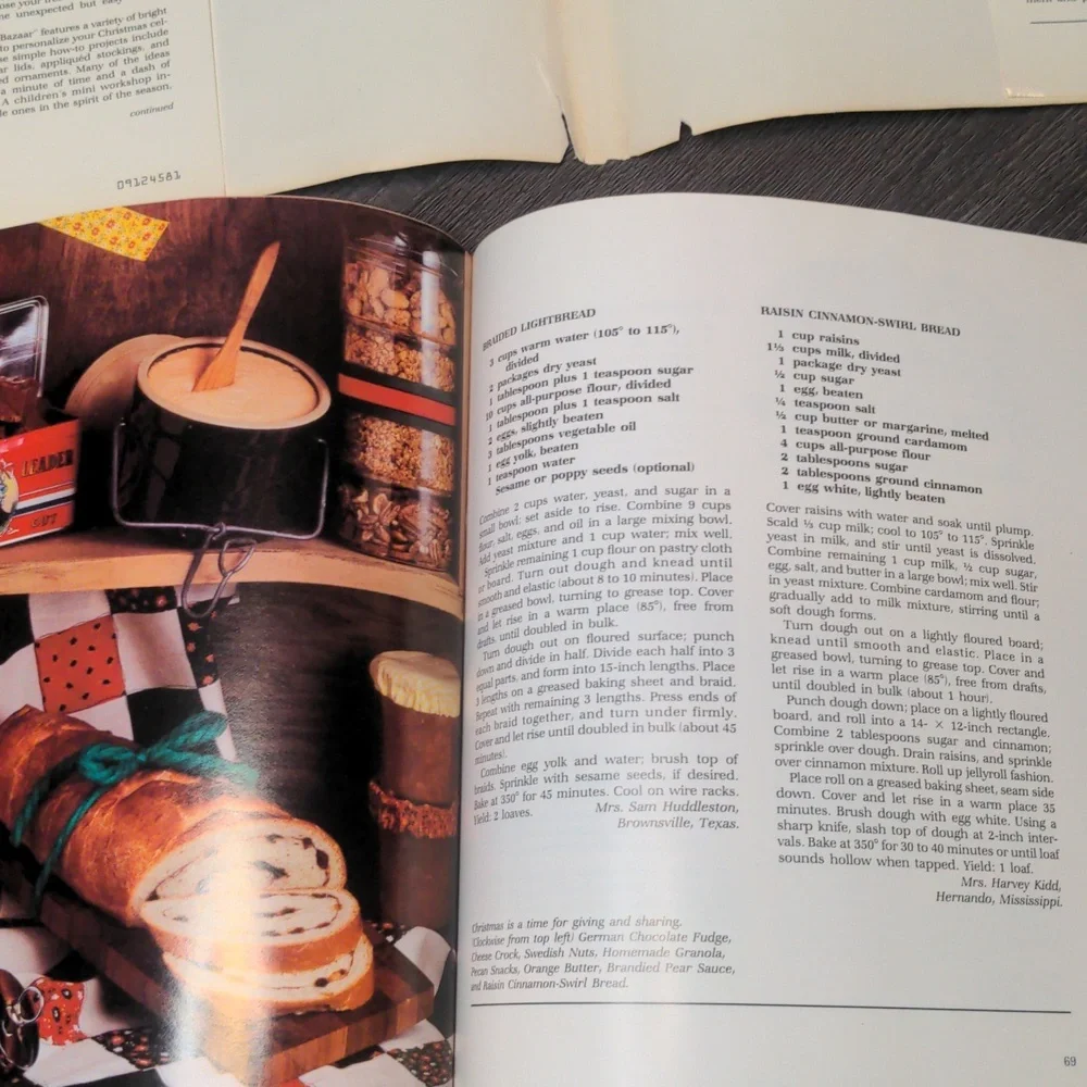 Vintage 80s Christmas Cookbook Southern Living 1981 Holiday Recipes & Baking